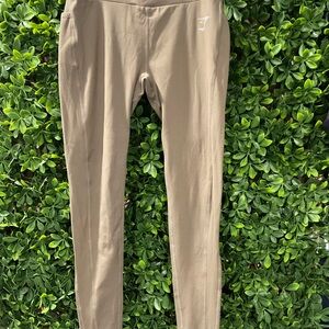Gymshark Tan Athletic Leggings Size Small